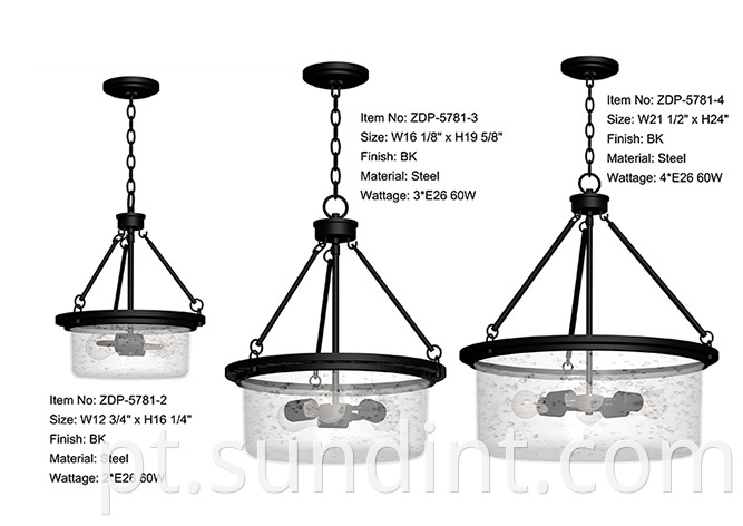 5781 Height Adjustable Dinging Room Pendant Lamp